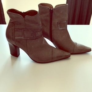 New leather France Mode booties